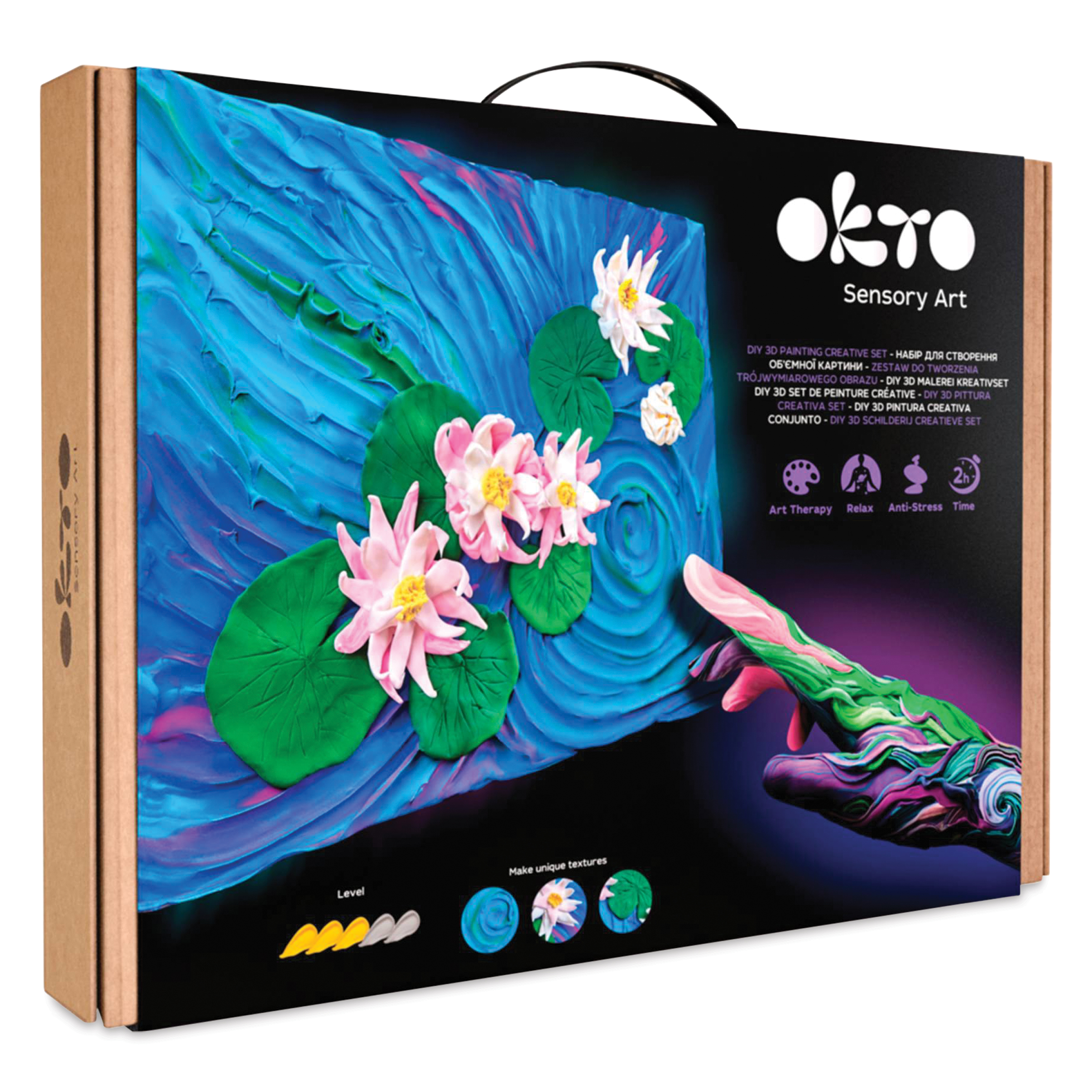 Okto Sensory Art DIY 3D Clay Painting Kits | BLICK Art Materials
