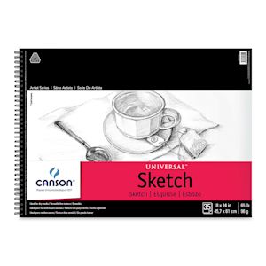 Canson Universal Sketch Pad - 18" x 24", Landscape, 30 Sheets | BLICK