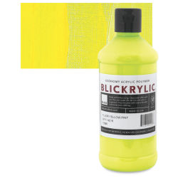 Blickrylic Student Acrylics - Fluorescent Yellow, Pint