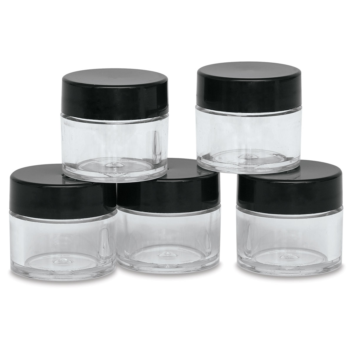 JACQUARD 16 oz. Clear Empty Wide Mouth Plastic Jar 085731 - The