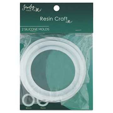 Open in modal - Jewelry Made By Me Resin Craft Silicone Molds - Bangle Bracelets, Set of 2 - front of packaging