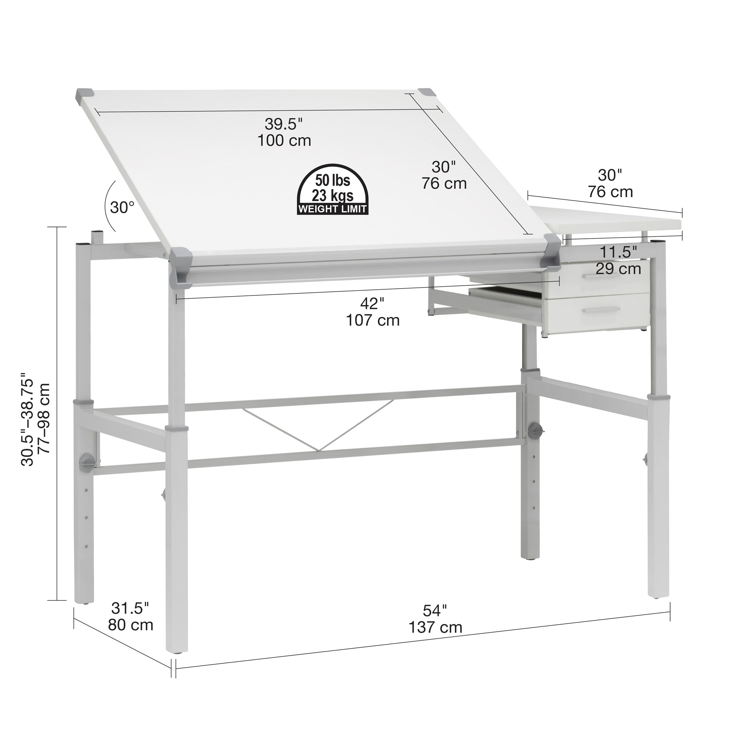 オープンツールグラフィックス : a collection of graphi… Studio Designs Graphix II Pro Line Table With Drawers