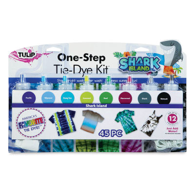 Tulip One-Step Tie-Dye Kit - Shark Island, Set of 8 Colors