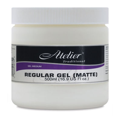 Chroma Atelier Regular Gel - Front of 500 ml Matte Jar