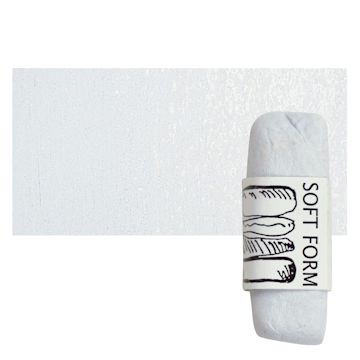 Open in modal - Townsend Artists' Soft Form Pastel - Light Gray 067 pastel and swatch
