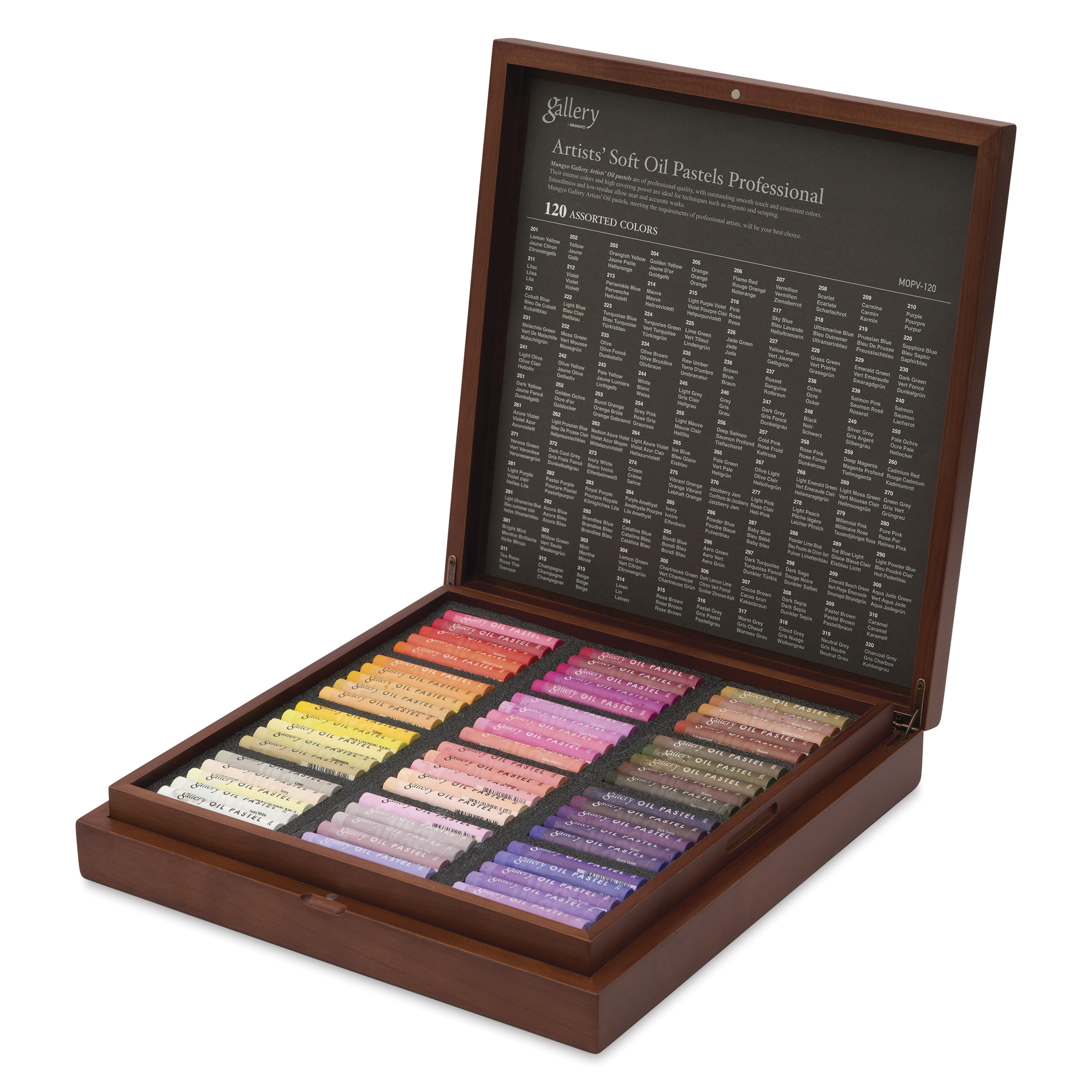 Mungyo Gallery Artists' Soft Oil Pastels - Set of 120