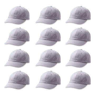 Cricut Hat Blanks - Baseball Cap, Gray, Pkg of 12