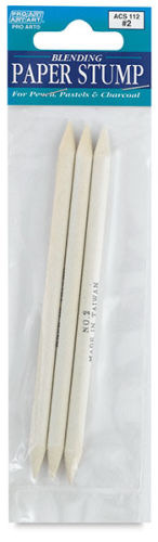 Paper Stump Tortillion Pastel & Pencil Blending Set of 6 Sizes