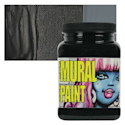 Chroma Acrylic Mural Paint - Blacktop Black, 16 oz jar