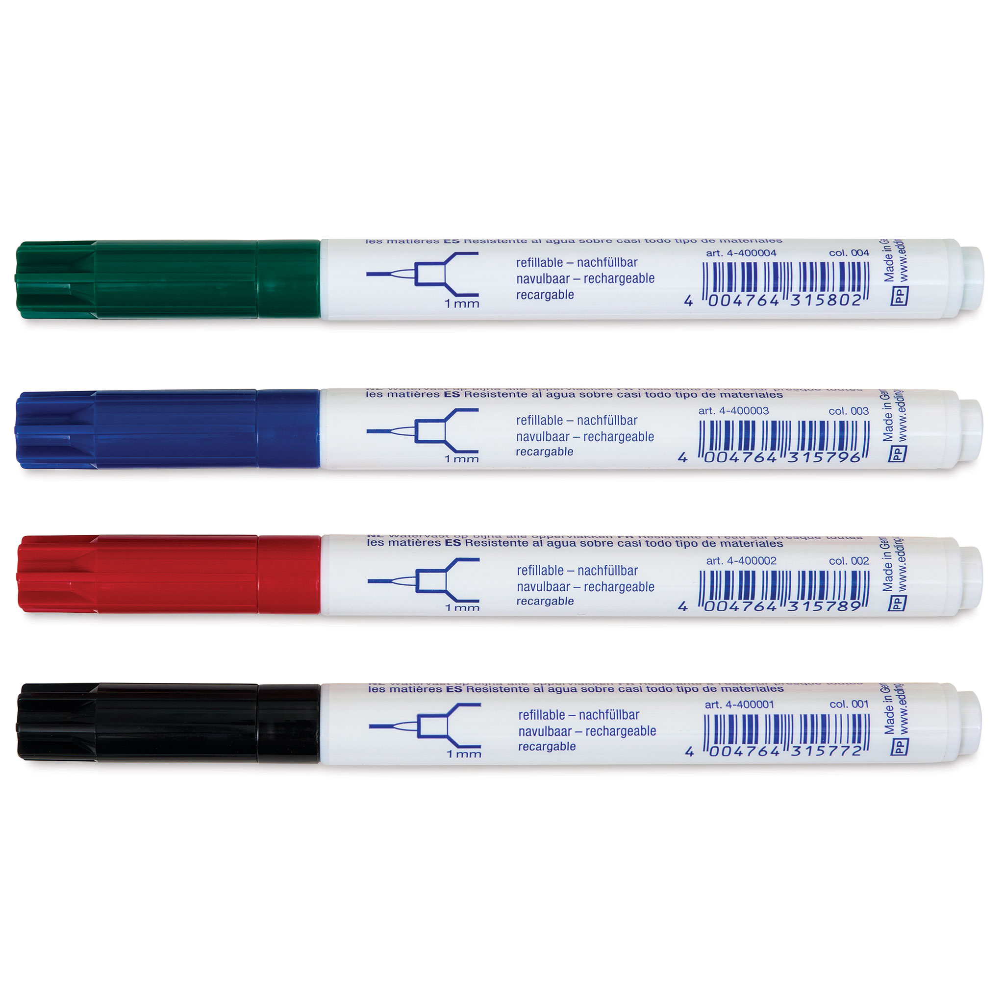 1mm (Edding 400) Round tip Permanent markers Office supplies