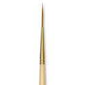 Silver Brush Silver Kolinsky Red Sable Brush - Short Handle, Script Liner, Size 0