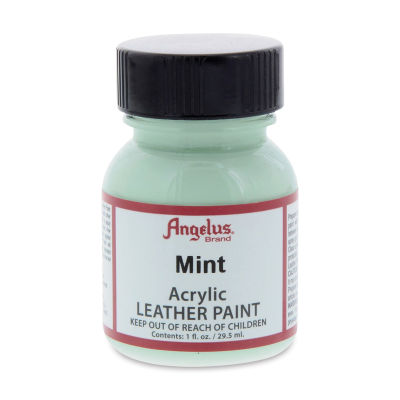 Angelus Acrylic Leather Paint - Mint, 1 oz, Bottle