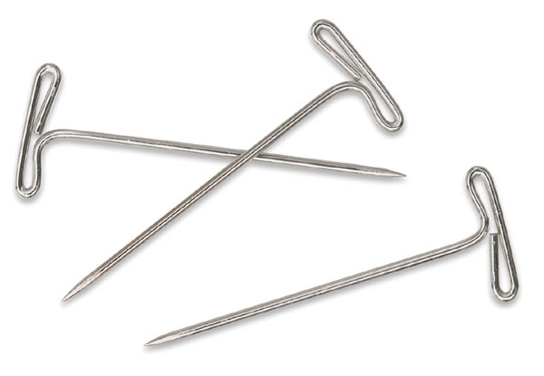 T-PINS, NICKEL PLATED 2, PACK OF 100