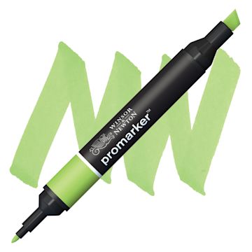 Open in modal - Winsor & Newton Promarker - Leaf Green marker and swatch
