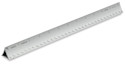 Alumicolor Hollow Triangular Drafting Scale - 12", Silver, Architect