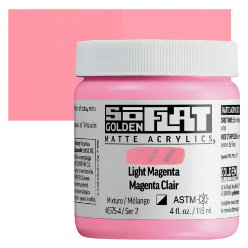Blick Matte Acrylic - Pink Light, 2 oz bottle