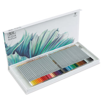 Winsor & Newton Studio Collection Colored Pencils - Set of 50 (box open showing pencils)