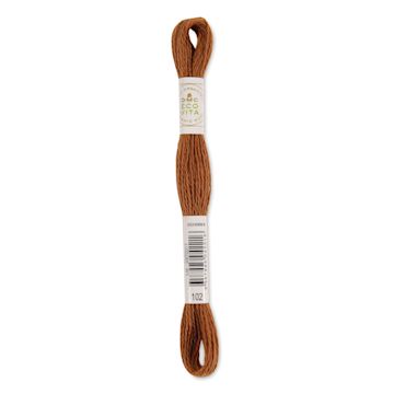 Open in modal - DMC Eco Vita Organic Wool Thread - Copper Catechu, 17-1/2 yds