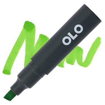 Open in modal - Olo Chisel-Tip Half Marker - YG1.4 Tree Frog - Marker and Swatch