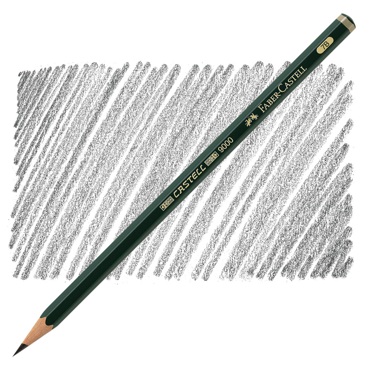 Faber-Castell Pencils, Castell 9000 Art Graphite Pencils, HB No.2 Pencil for Drawing, Writing, Sketch, Shading, Artist, School Supplies Pencils - 12