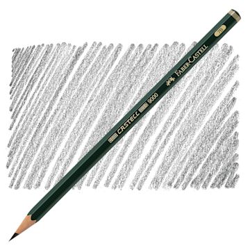Open in modal - Faber-Castell 9000 Pencil - Graphite, 7B pencil and swatch
