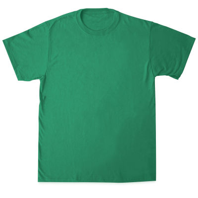 First Quality 50/50 T-Shirts, Adult Sizes - Kelly Green Small