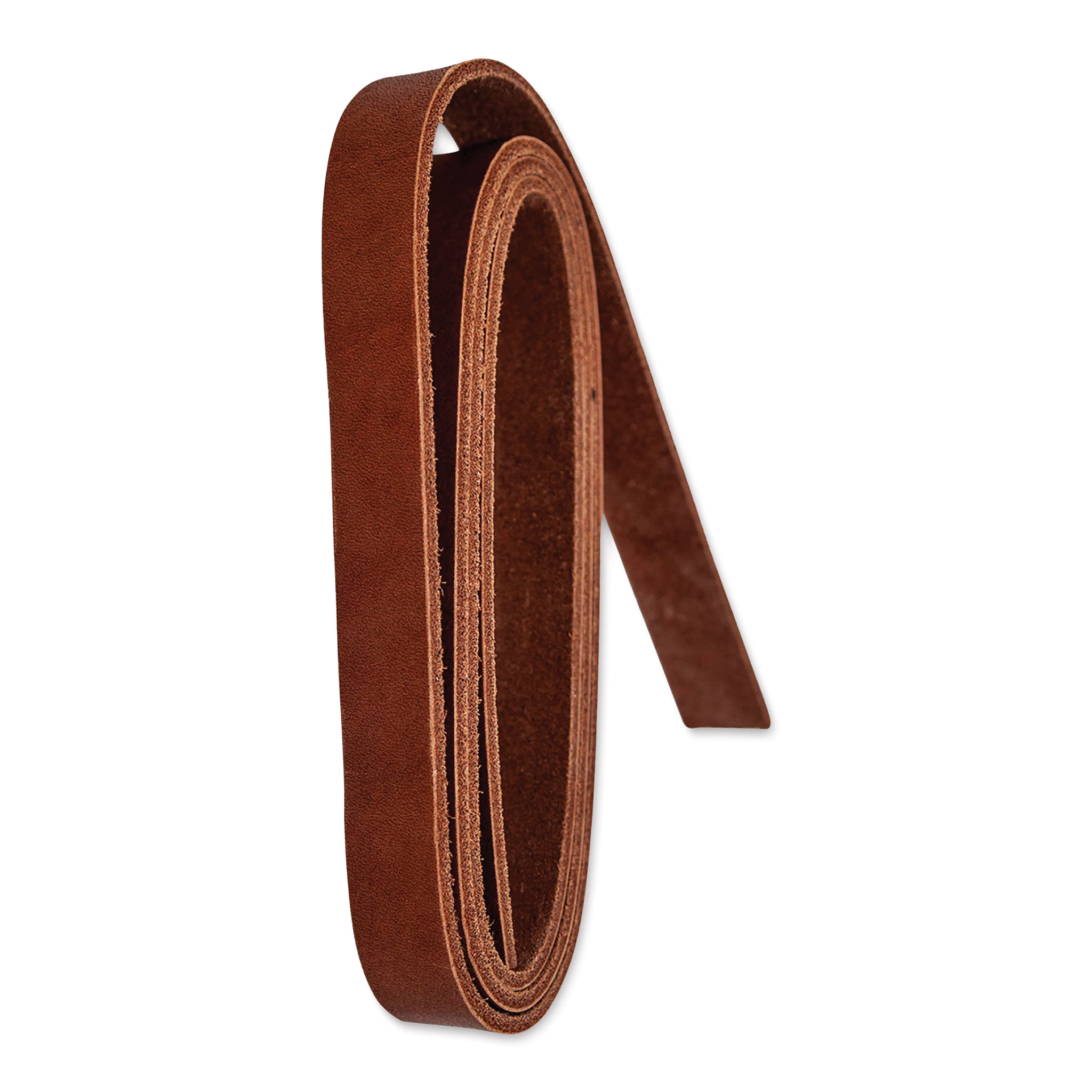 Realeather Leather Strip - Dark Acorn, 3/4 x 48