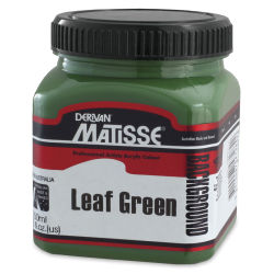 Matisse Background Colors Acrylic Paint - Leaf Green, 250 ml