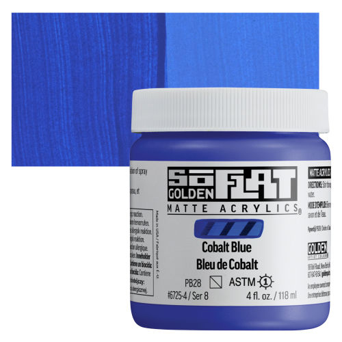  Golden SoFlat Acrylics, Titanium White (4 fl. oz./ 118