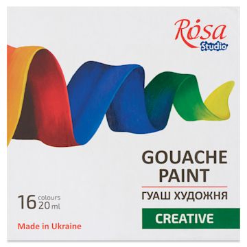 Open in modal - Rosa Studio Gouache Paint - Set of 16, Creative, 20 ml front of package