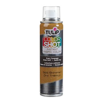 Open in modal - Tulip ColorShot Instant Fabric Color Spray - Metallic Gold