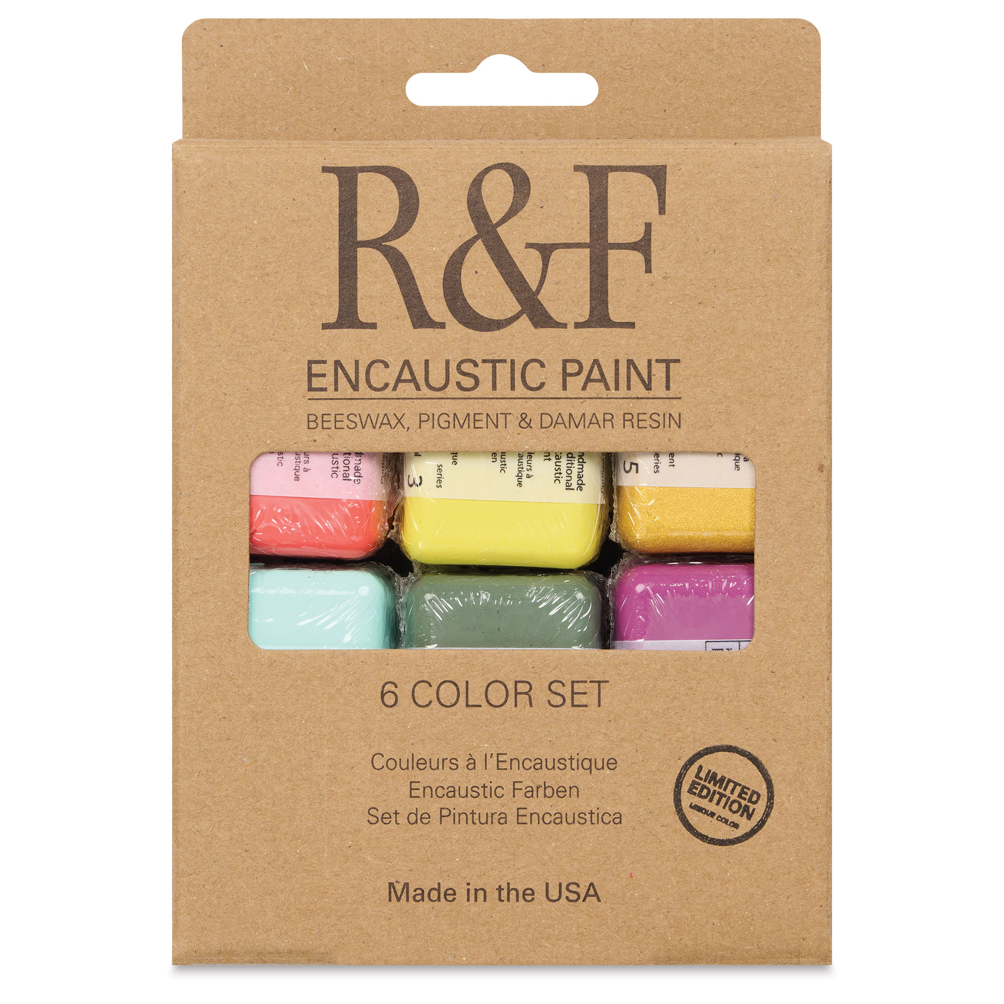 ENCAUSTIC SUPPLIES, WAX Painting, 2 pack black and white, R&F brand,  encaustic art, beeswax paint, mixed media, on sale, beeswax art, wax