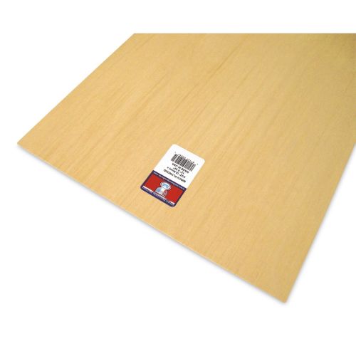 Craft Plywood, 1/8 x 12 x 12 In.