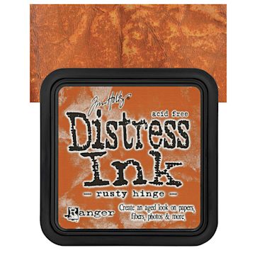 Open in modal - Ranger Distress Ink Pad - Rusty Hinge pad and swatch