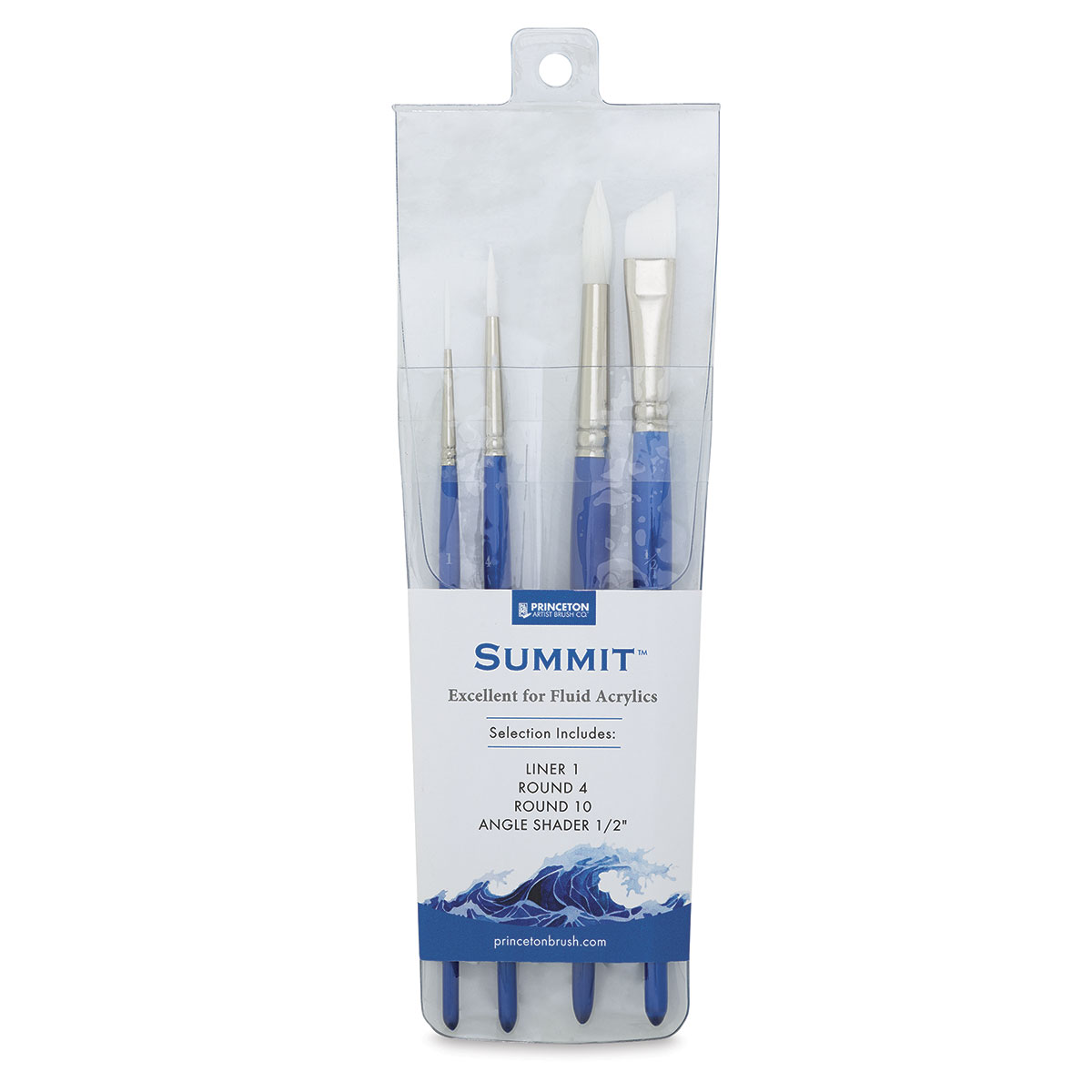 Princeton Summit Series 6850 Short Handle Synthetic Brushes