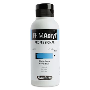 Open in modal - Schmincke Primacryl Professional Fluid Acrylic - Royal Blue, 250 ml bottle