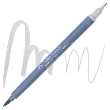 Faber-Castell Goldfaber Aqua Dual Marker - 230 Cold Grey I (swatch and marker)