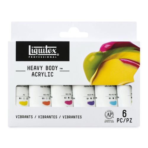 Liquitex Professional Heavy Body Acrylic 6 x 22ml Set Classics