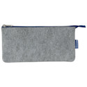 Itoya Profolio Midtown Pouch - Gray/Blue, 5" x 9"