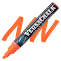 VersaChalk Wet Erase Liquid Chalk Marker - Neon Orange, 5 mm, Bold Tip