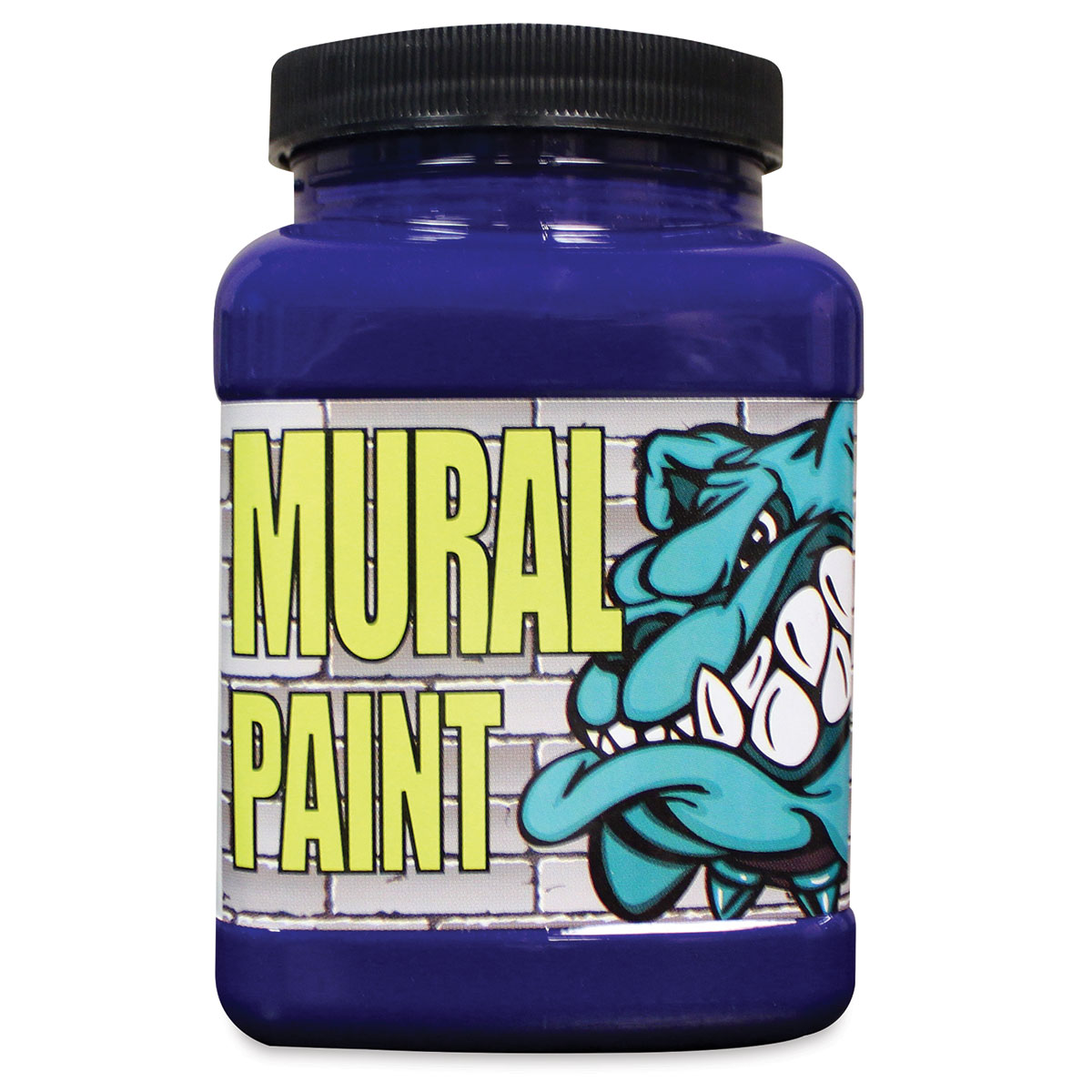 Chroma Acrylic Mural Paint - Primary Colors (Set of 6), 16oz Jars