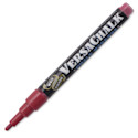 VersaChalk Wet Erase Liquid Chalk Marker - Classic Brick Red, 3 mm, Fine Tip