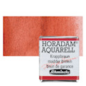 Schmincke Horadam Aquarell Artist Watercolor - Madder Brown, Half Pan