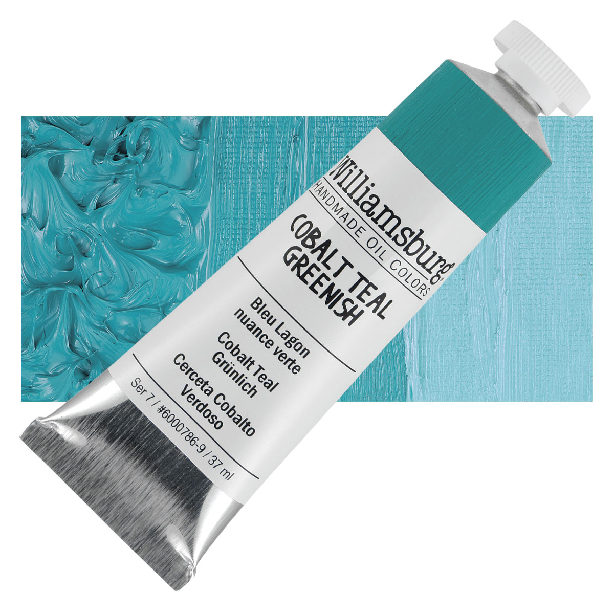 Williamsburg Handmade Oil Paint - Ivory Black, 37 ml tube