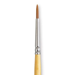 Princeton Snap! Golden Taklon Brush - Round, Short Handle, Size 2