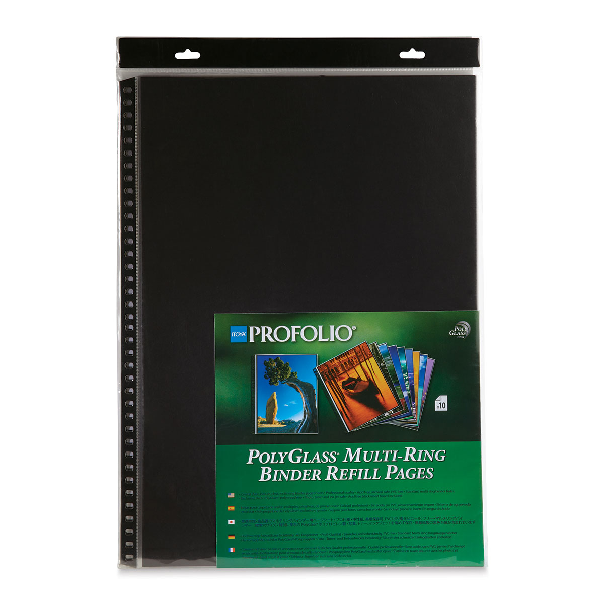 Itoya Profolio Advantage Art Presentation Book 8x10 for Art, Photography,  Document, and Archival Storage - 24 PolyGlass Pages for 48 Inserts