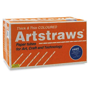 Open in modal - Artstraws Paper Tubes - Assorted Colors, Pkg of 1350, front of the packaging