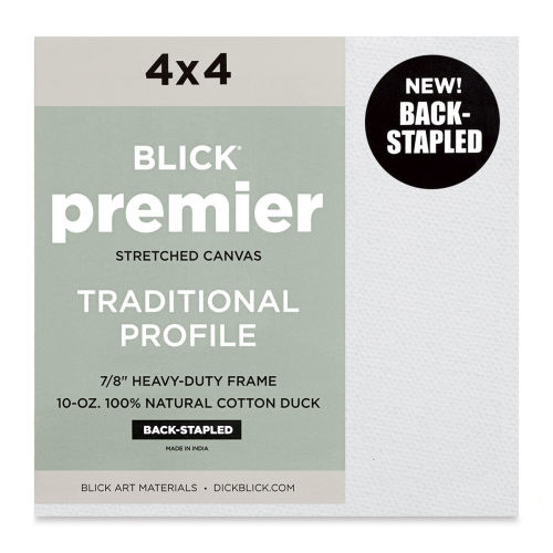 Blick Premier Stretched Cotton Canvas - Traditional Profile, Splined, 11 x 14