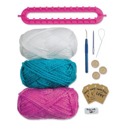 Faber-Castell Creativity for Kids Quick Knit Headbands Kit (Kit contents)