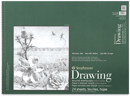 Strathmore 400 Series Recycled Drawing Pad 24 x 18 Landscape 24